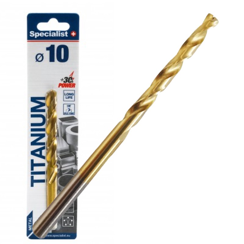 SPECIALIST+ drill bit TITAN, 10.0 mm