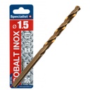 SPECIALIST+ metalo grąžtas COBALT, 1.5 mm