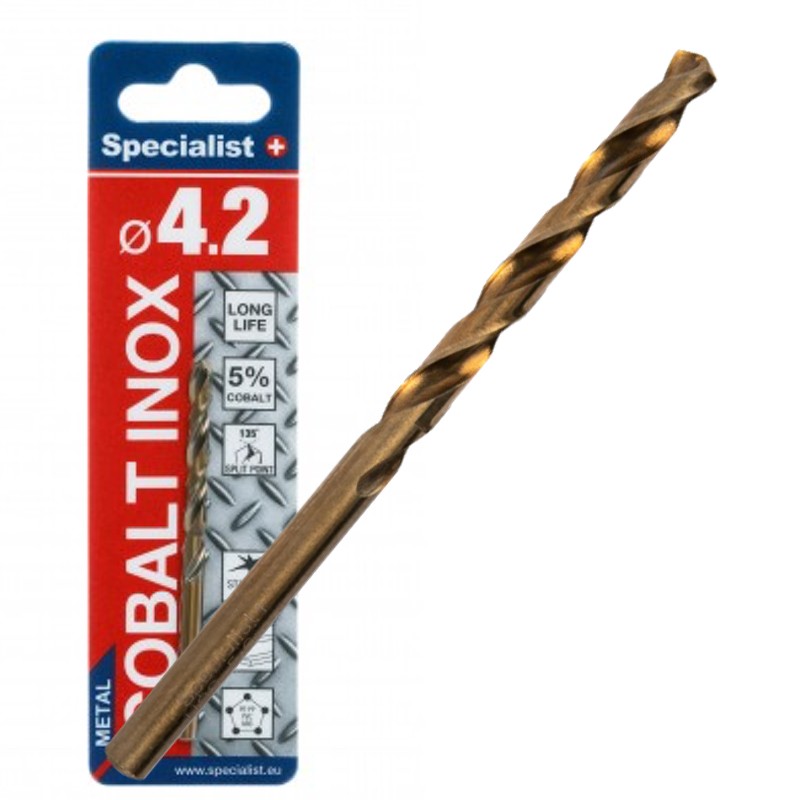 SPECIALIST+ metal drill bit COBALT, 4.2 mm