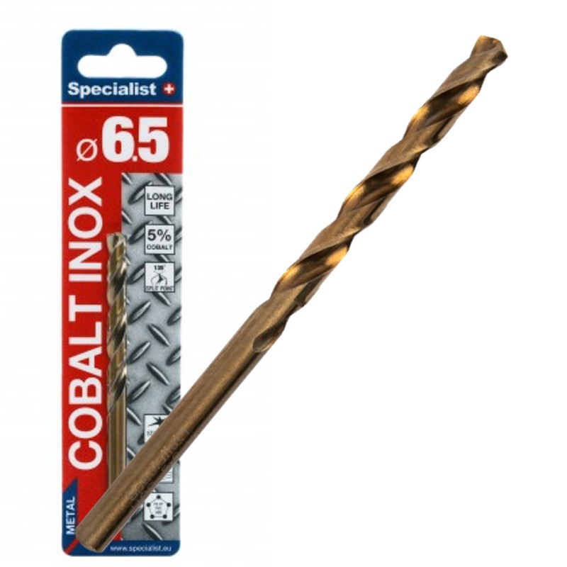 SPECIALIST+ metalo grąžtas COBALT, 6.5 mm