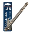SPECIALIST+ double-ended metal drill bit HSS, 3.5 mm, 2 pcs