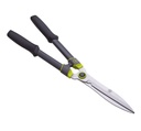 Straight edge hedge shears 600mm, steel handles
