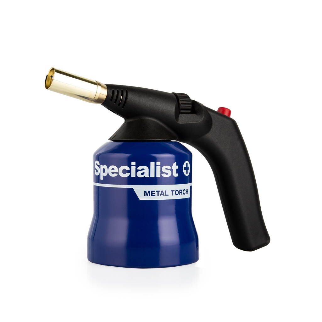 SPECIALIST+ metal case blowtorch with piezo igniter