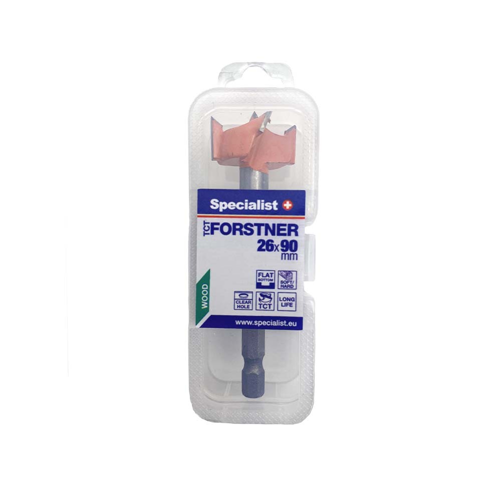 SPECIALIST+ forstner bit TCT, 26 x 90 mm