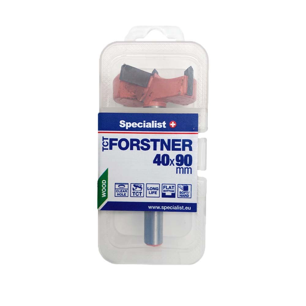SPECIALIST+ forstner bit TCT, 40 x 90 mm