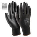 Active Gear mustad polüuretaanist kindad XL 12 tk 