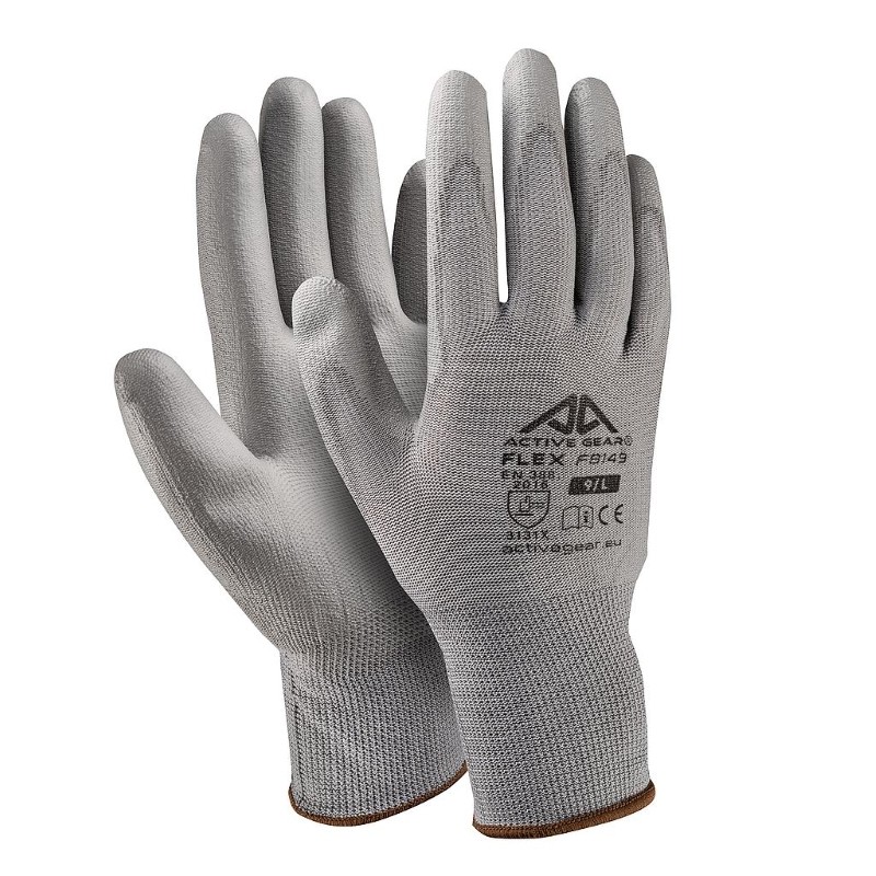 Active Gear hallid polüuretaanist kindad, XL