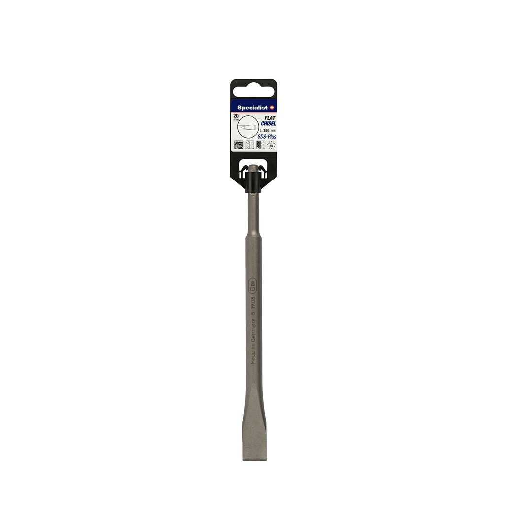 SPECIALIST+ SDS+ plakanais kalts PREMIUM, 20 x 250 mm