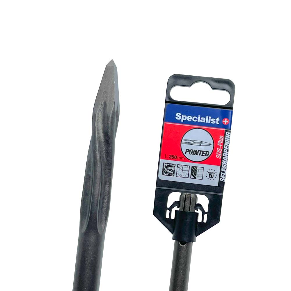 SPECIALIST+ SDS+ self-sharpening pointed chisel