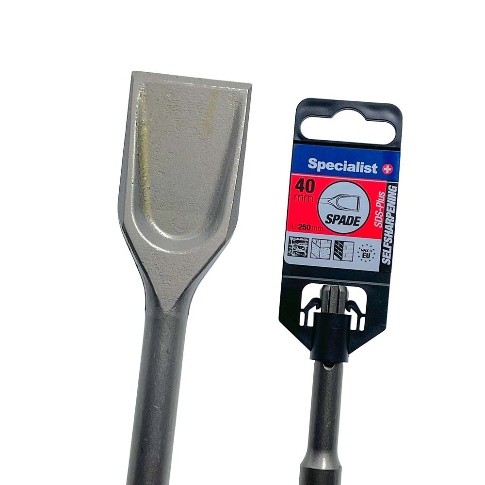 SPECIALIST+ SDS+ self-sharpening spade chisel