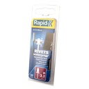 Wateproof rivets 4 * 12 mm, 50 pcs.