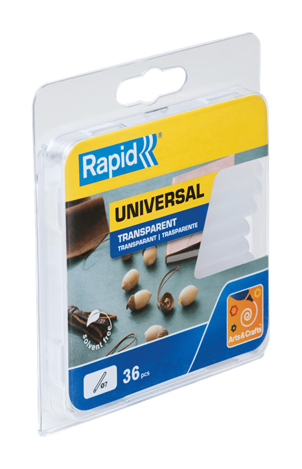 Universālie līmes stieņi 7 mm 125 g, RAPID, 36 gab.