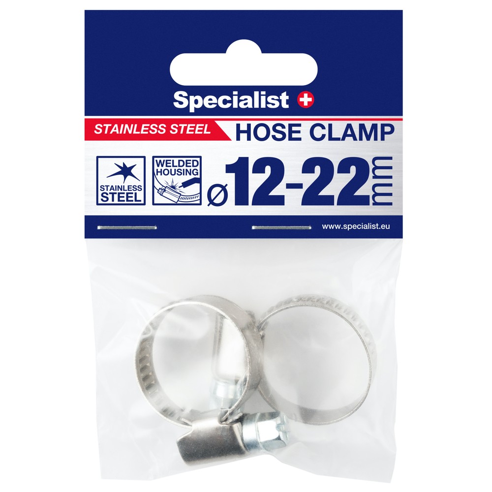 SPECIALIST+ roostevabast terasest klamber, 12-22 mm, 2tk