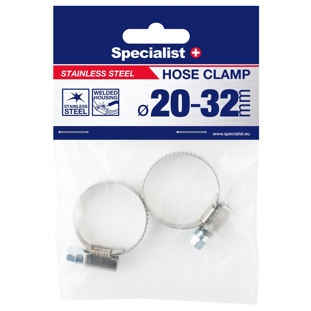 SPECIALIST+ roostevabast terasest klamber, 20-32 mm, 2tk