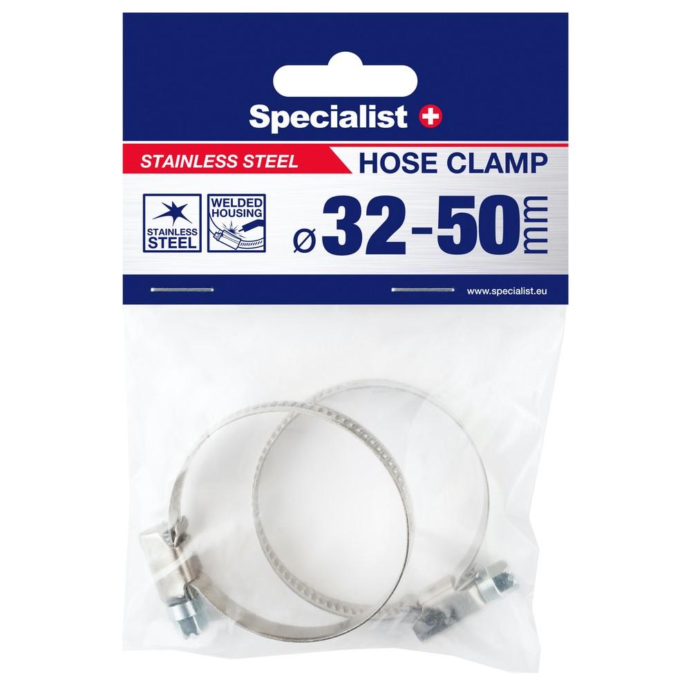 SPECIALIST+ hose clamp, 32-50 mm, 2 pcs
