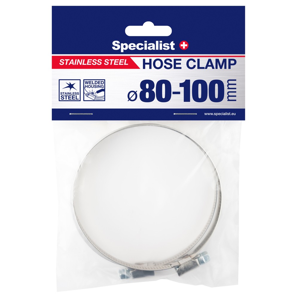 SPECIALIST+ hose clamp, 80-100 mm, 2 pcs