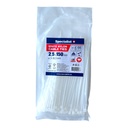 SPECIALIST+ nylon cable ties, white, 2.5x150 mm, 100 pcs