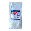 SPECIALIST+ nailonist kaabliside, valge, 2.5x160 mm, 100 tk
