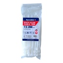 SPECIALIST+ nylon cable ties, white, 7.2x200 mm, 50 pcs