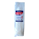SPECIALIST+ nylon cable ties, white, 7.2x300 mm, 50 pcs