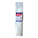 SPECIALIST+ nylon cable ties, white, 7.2x380 mm, 50 pcs