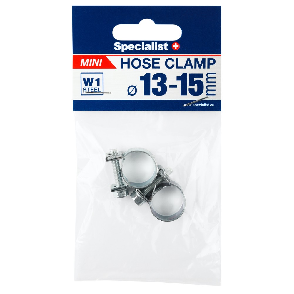 SPECIALIST+ mini hose clamp, 13-15 mm, 2 pcs