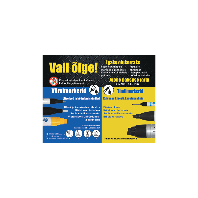 Reklama markerių stendui EE