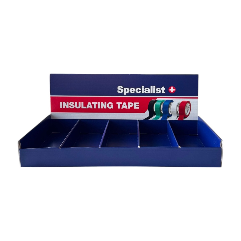 Insulating tape display 37 x 20 x 15 cm