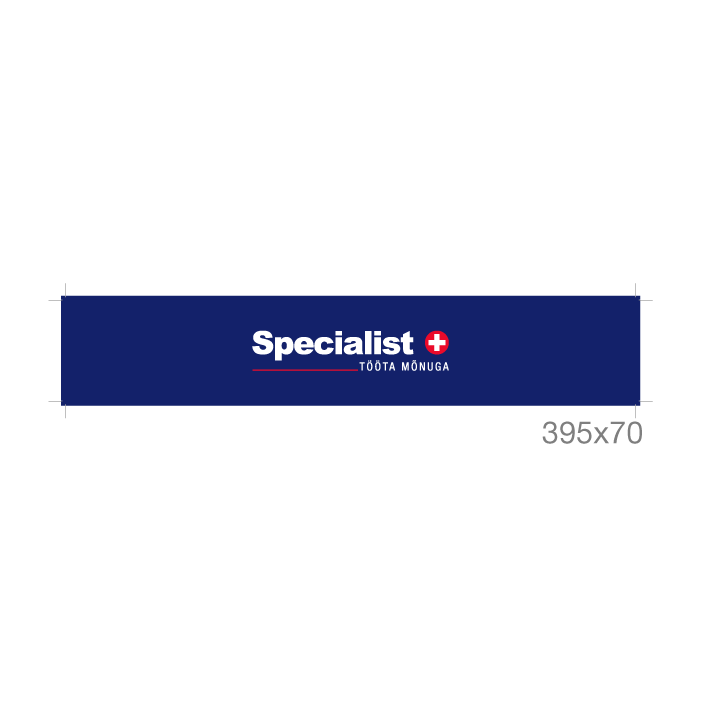 Specialist+ logo ir šūkis EE
