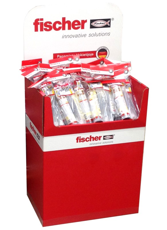 Fischer kartoninis stendas
