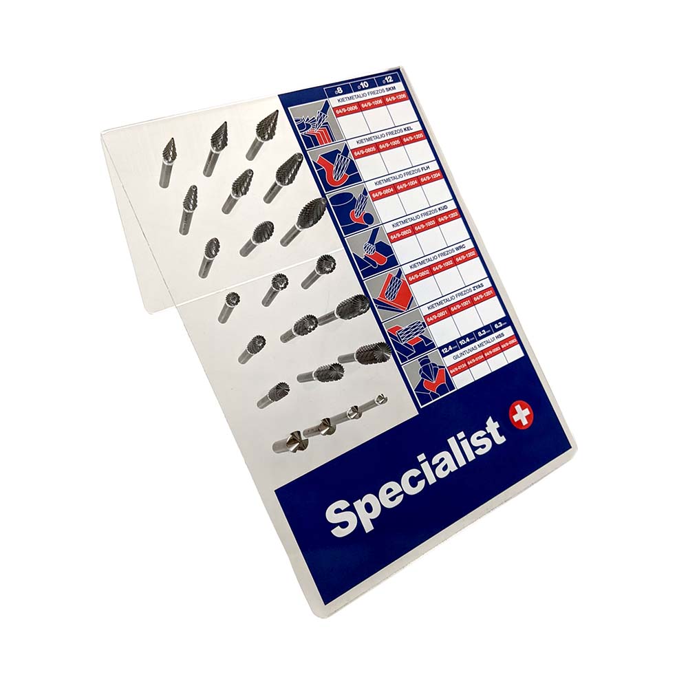 Specialist+ frezų stendukas