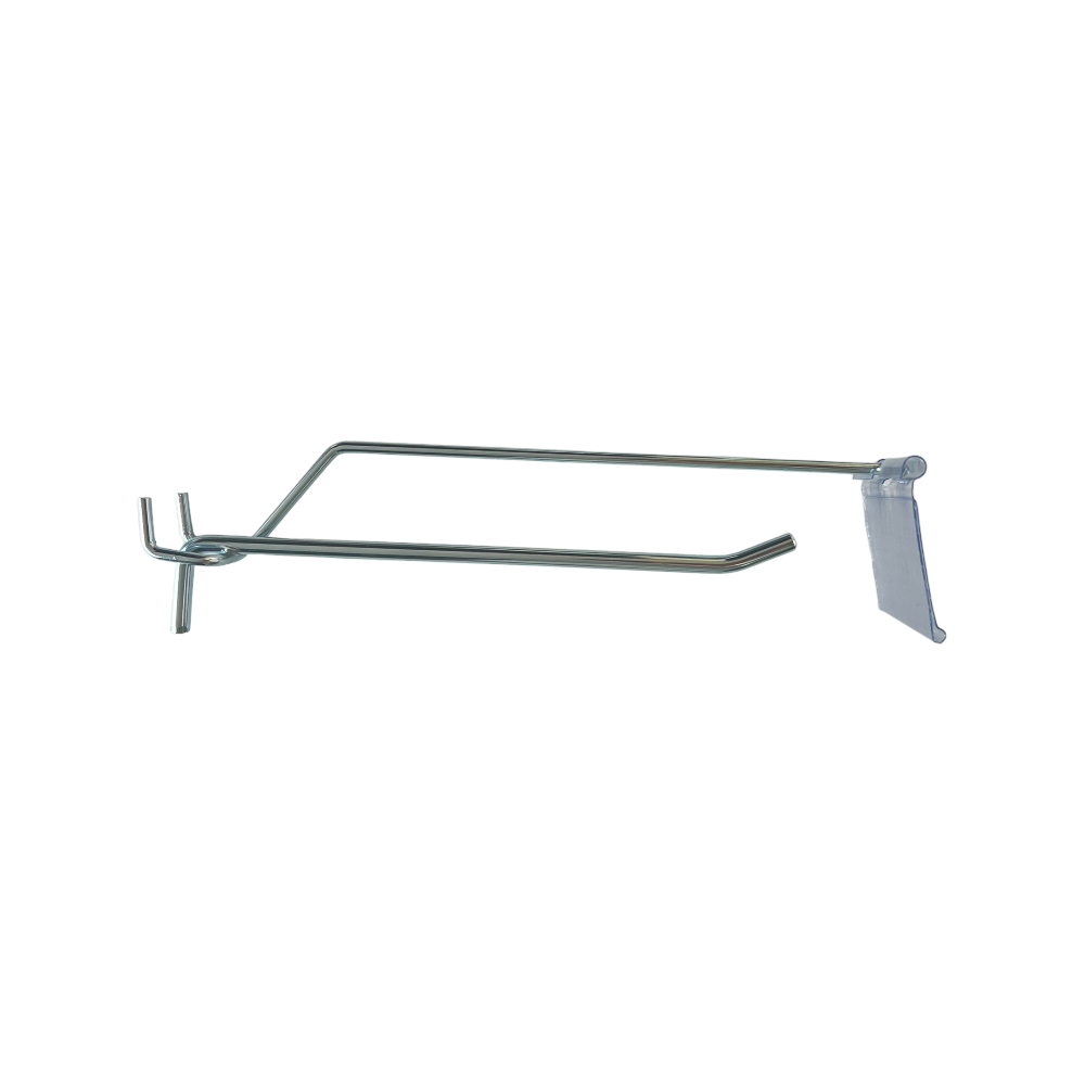 Single hook with price holder 20 cm