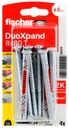 DuoXpand kaištis su varžtu 8x80 T, 4 vnt.