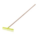 Rake with handle