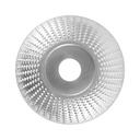 Convex wood grinding disk 125mm