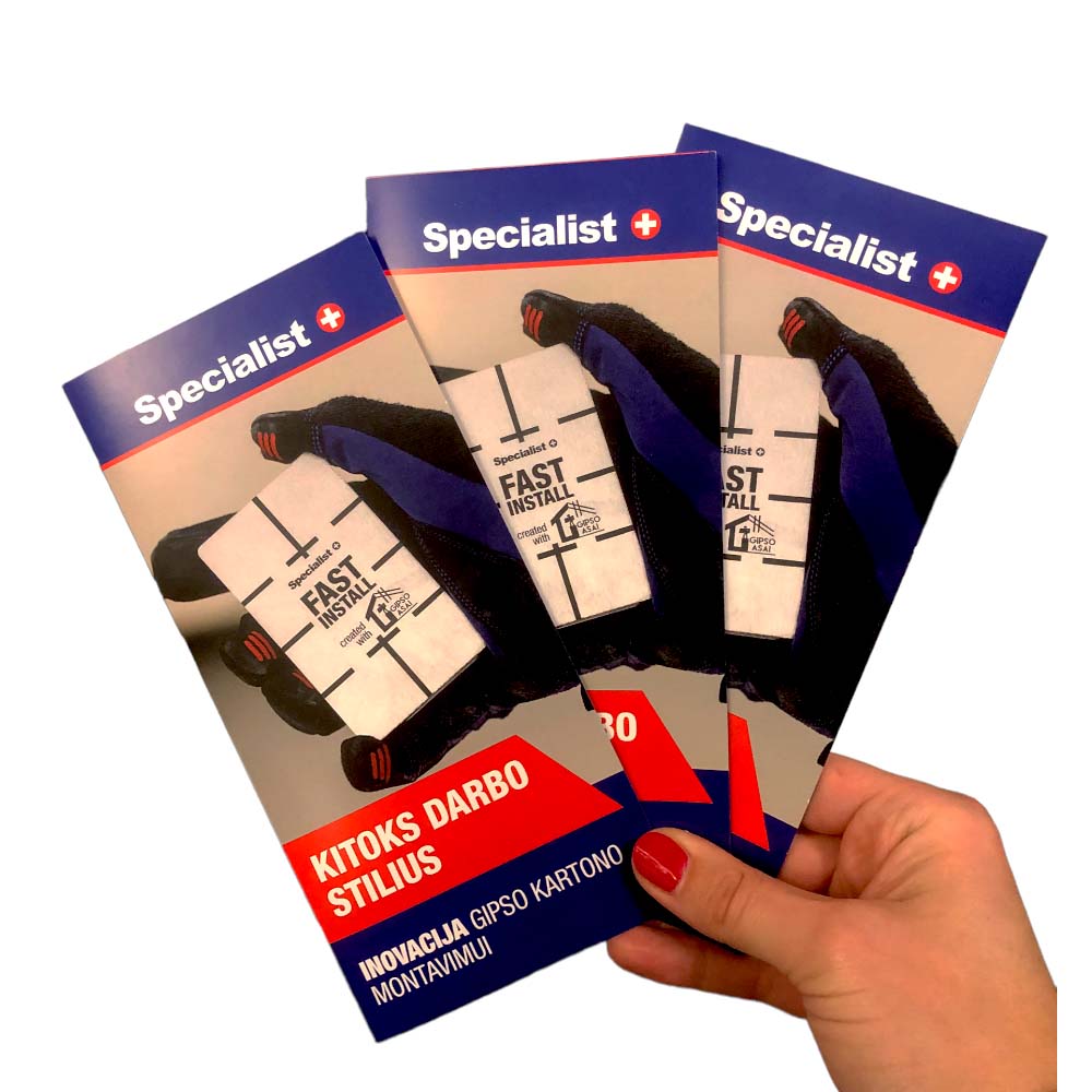 Drywall magnet leaflet LV