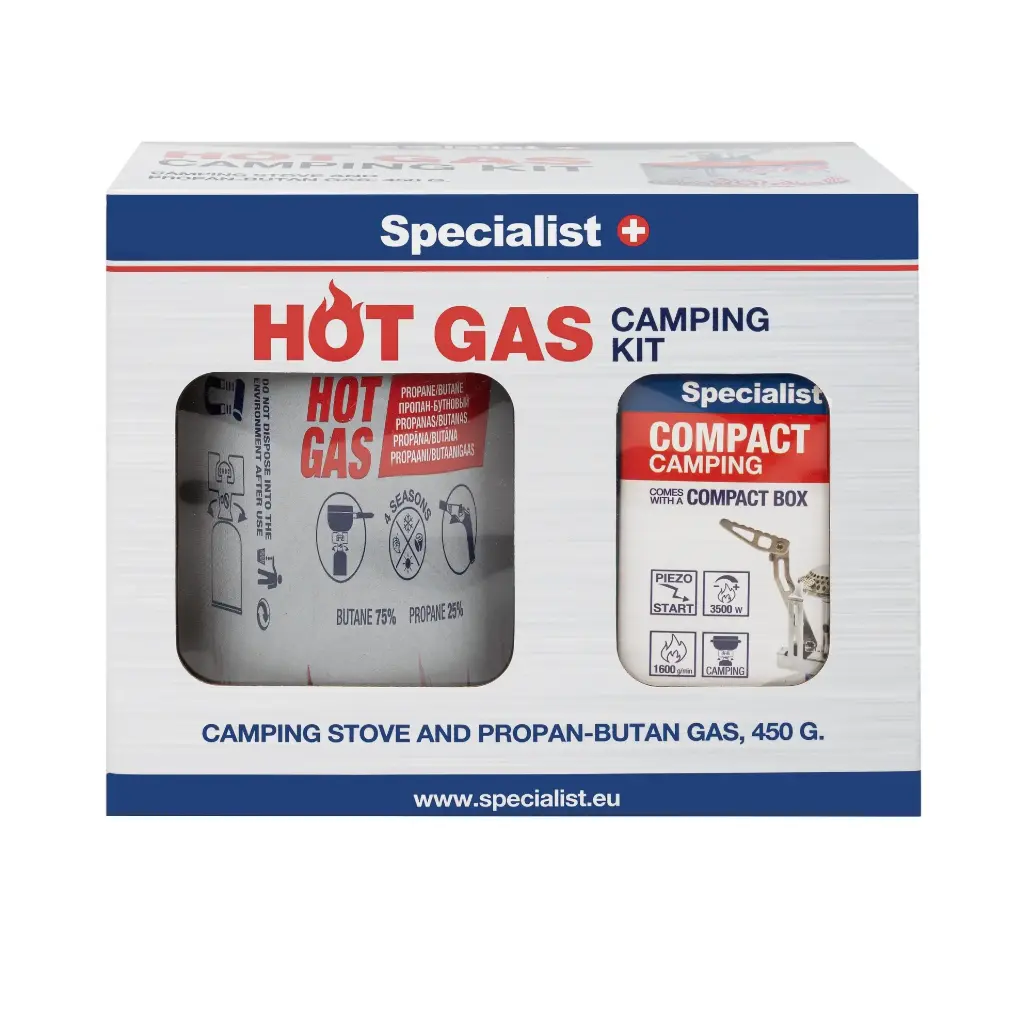 SPECIALIST+ camping gas stove + gas kit