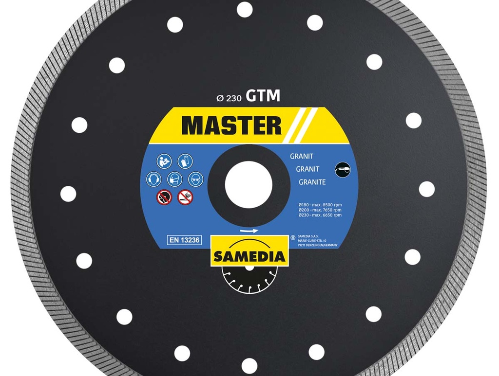 Deimantinis diskas „SAMEDIA" GTM 350x30/25,4