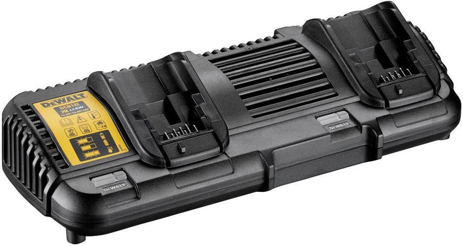 Dewalt dvigubas baterijų kroviklis 18V