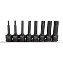 Set of RIBE impact sockets M5-M18 8