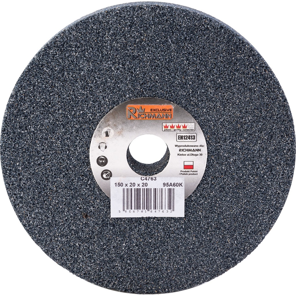 CERAMIC GRINDING WHEEL 150 x 20 x 20 GREY 95A60K