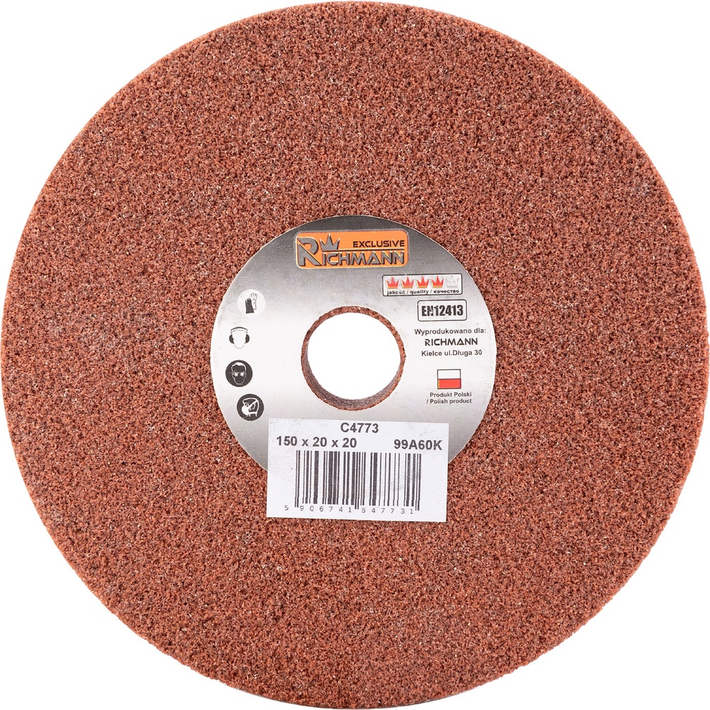 Keramikas slīpēšanas ritenis 150 x 20 x 20 RED 99A60K