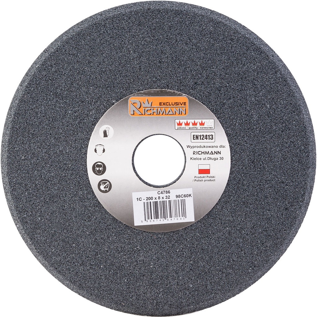 Käiakivi 200x8x32, must, 98C60K