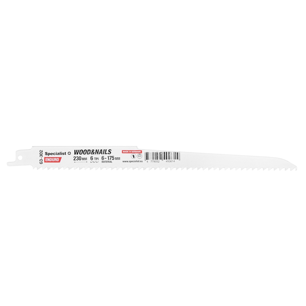 SPECIALIST+ metal reciprocating saw blade BI-METAL, 230 mm, 6 TPI