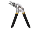 Hand tongs for bending sheet metal 80 mm, curved.