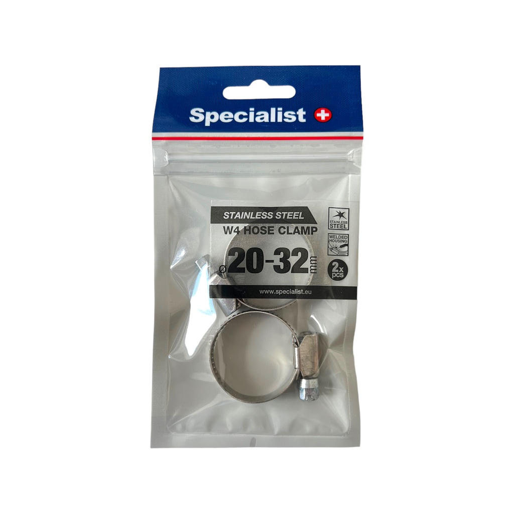 SPECIALIST+ W4 hose clamp, 10-16 mm, 2 pcs