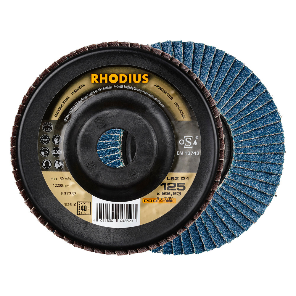 Rhodius 180 mm sanding disc. LSZ60