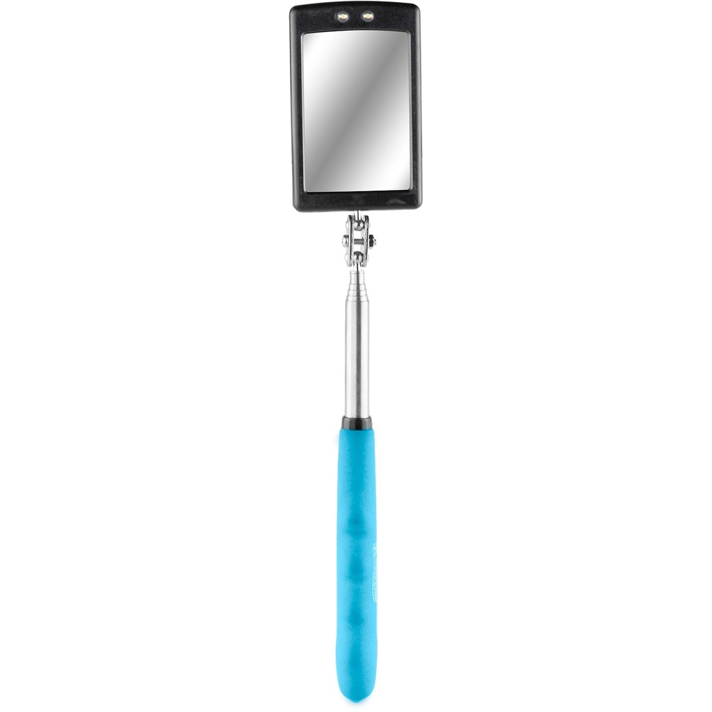 Illuminated inspection mirror