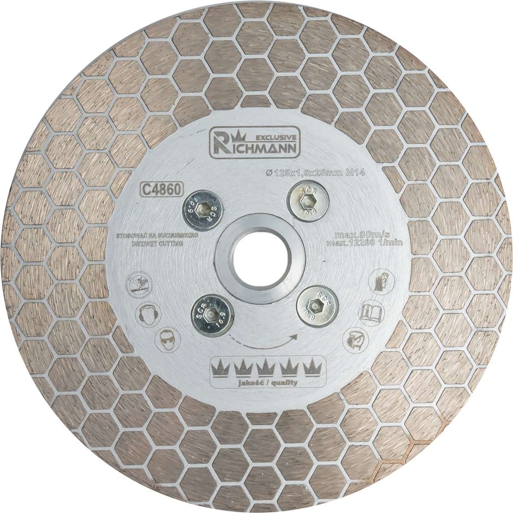 Richmann deim. pj. ir šlifavimo diskas M14 125x1,6 MM