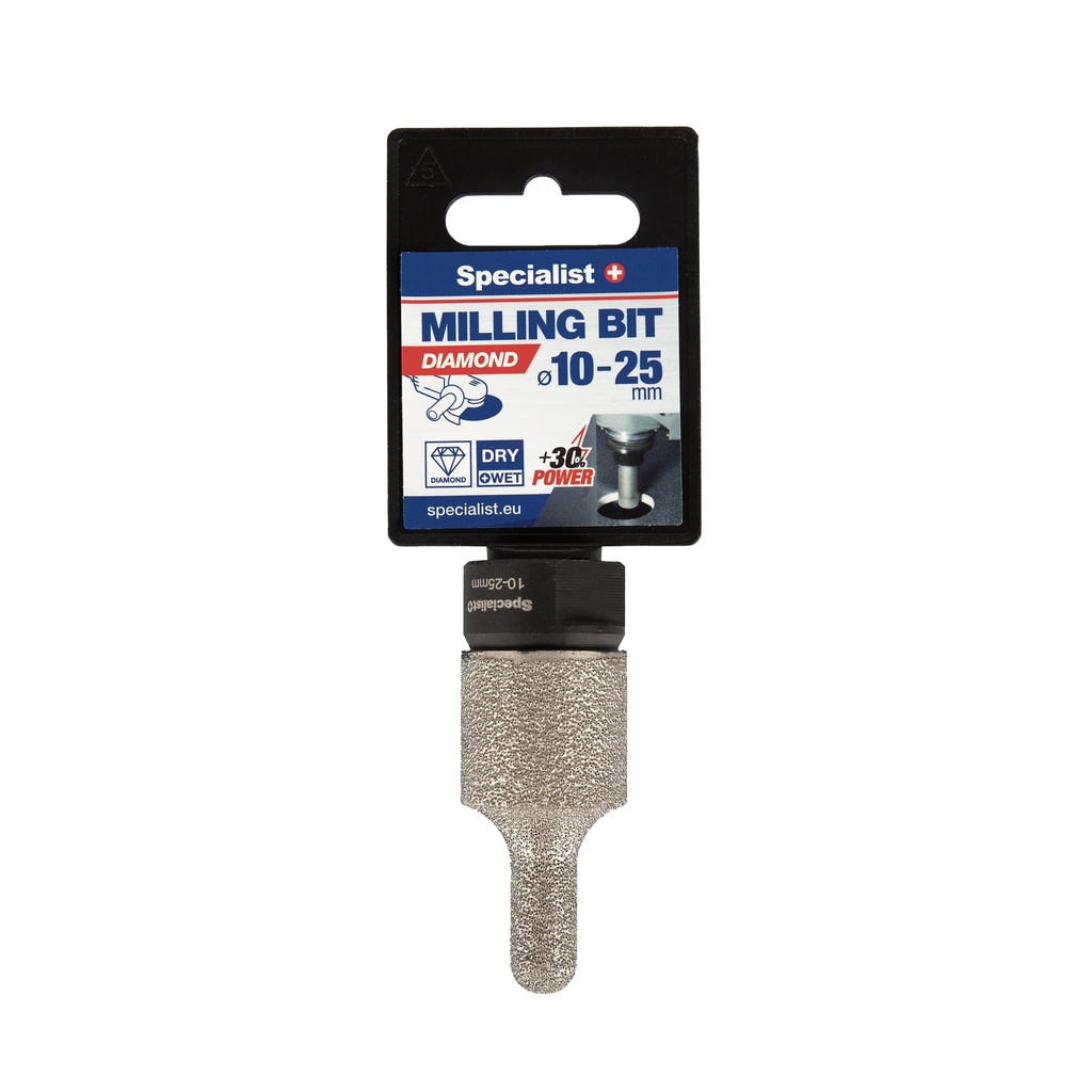 SPECIALIST+ diamond milling bit M14, 10-25 mm